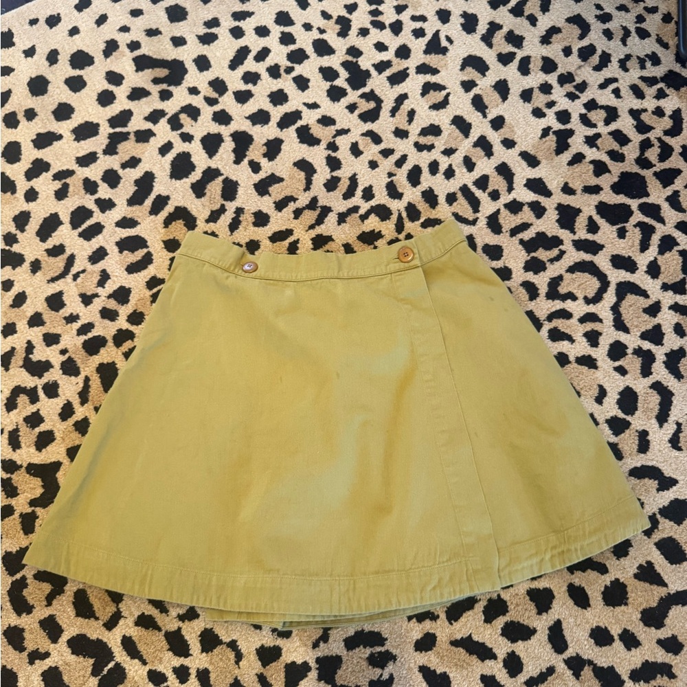 Ilana Kohn A-Line Skirt in Olive